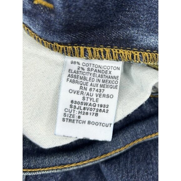Polo Jeans Co Ralph Lauren Women's Size 8 (28x28) Stretch Bootcut Denim Classic - Picture 9 of 13